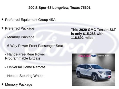 Used 2020 GMC Terrain SLT w/ Preferred Package FWD image 5
