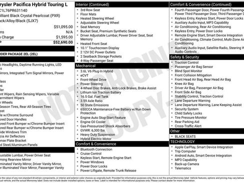 Used 2023 Chrysler Pacifica Touring-L FWD image 2