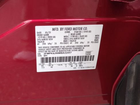 Used 2021 Ford Edge SEL w/ Convenience Package AWD/4WD image 37