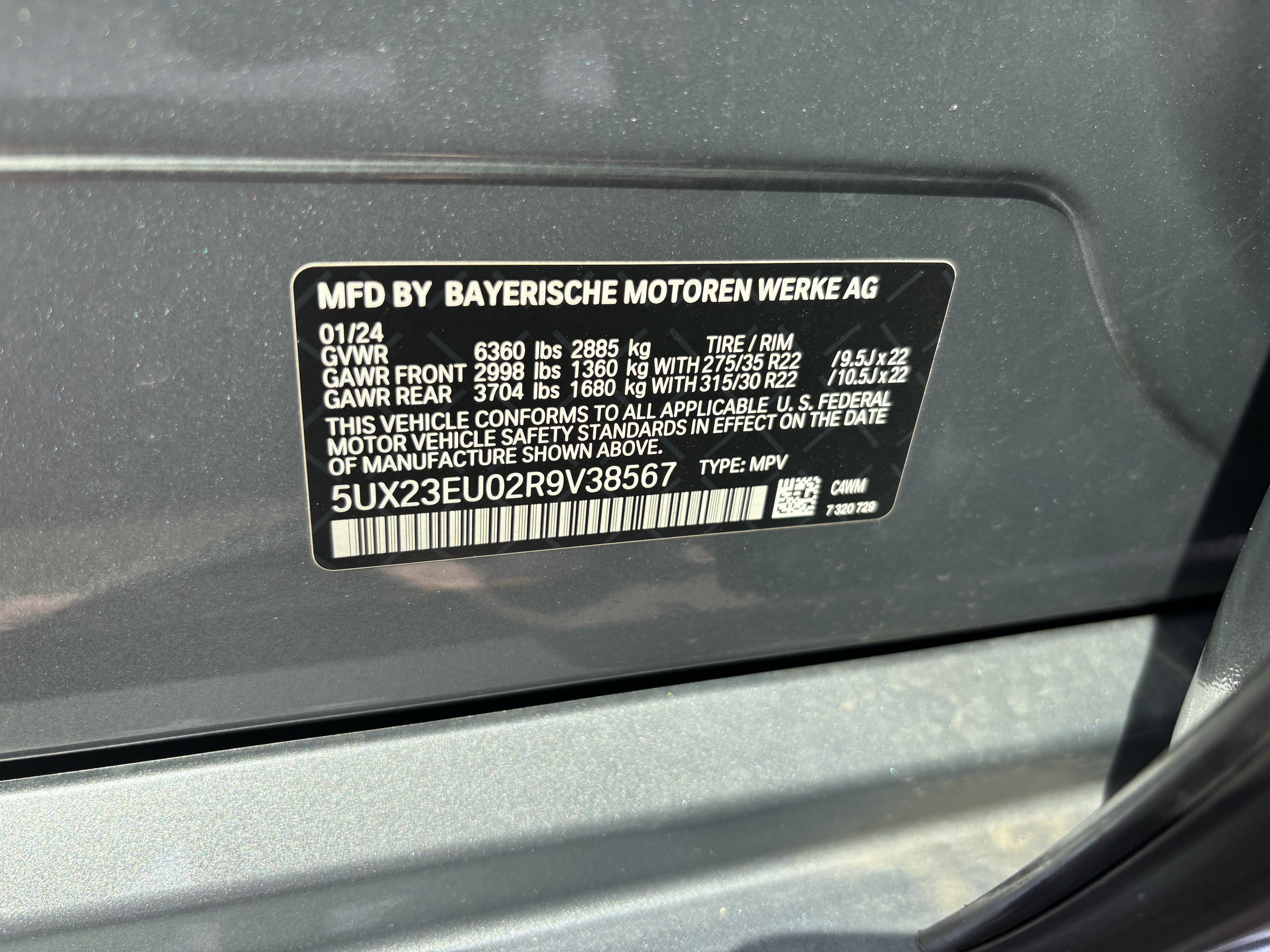 Certified 2024 BMW X5 xDrive40i w/ M Sport Package AWD/4WD image 38