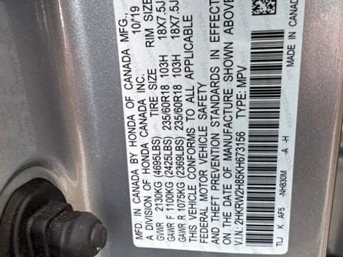 Used 2019 Honda CR-V EX-L image 17