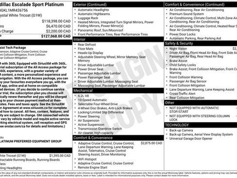 Used 2021 Cadillac Escalade Sport Platinum image 2