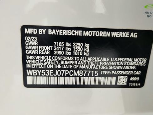Used 2023 BMW i7 xDrive60 AWD/4WD image 72