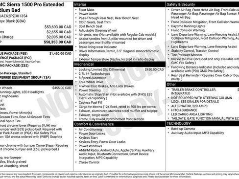 Used 2023 GMC Sierra 1500 Pro w/ Pro Value Package AWD/4WD image 32