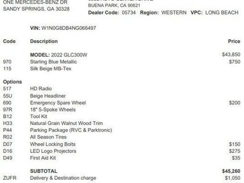 Certified 2022 Mercedes-Benz GLC 300 image 3