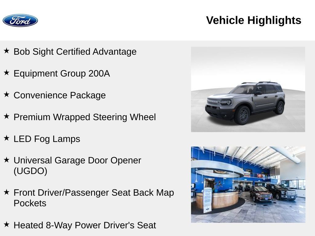 New 2025 Ford Bronco Sport Big Bend w/ Convenience Package AWD/4WD image 2