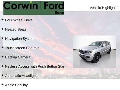 Used 2018 Jeep Grand Cherokee Altitude AWD/4WD image 7