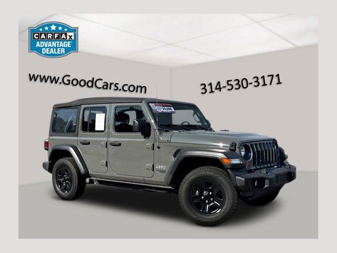 Certified 2020 Jeep Wrangler Unlimited Sport image 1