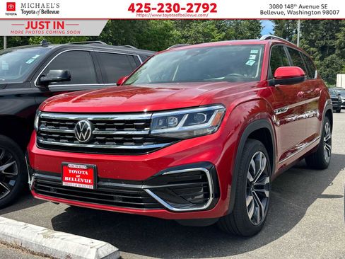 Used 2021 Volkswagen Atlas SEL R-Line AWD/4WD image 1