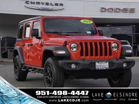 Certified 2019 Jeep Wrangler Unlimited Sport image 1