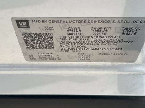 Used 2021 Chevrolet Blazer RS w/ Enhanced Convenience Package AWD/4WD image 26