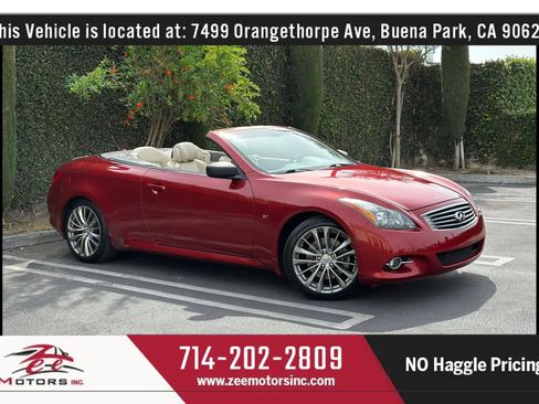 Used 2014 INFINITI Q60 Convertible w/ Premium Package image 1