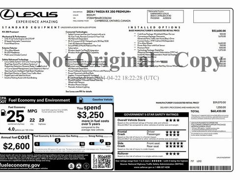 Used 2024 Lexus RX 350 Premium Plus image 4