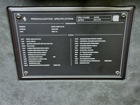 Certified 2021 Ferrari 812 GTS RWD image 22