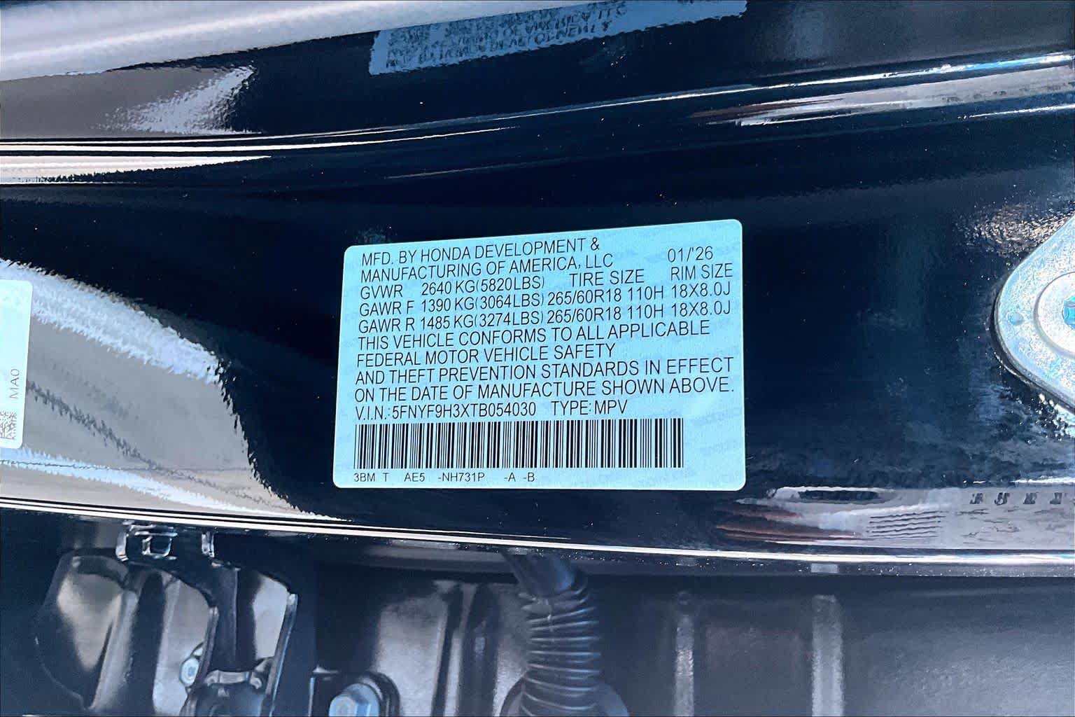 Used 2026 Honda Passport RTL image 33