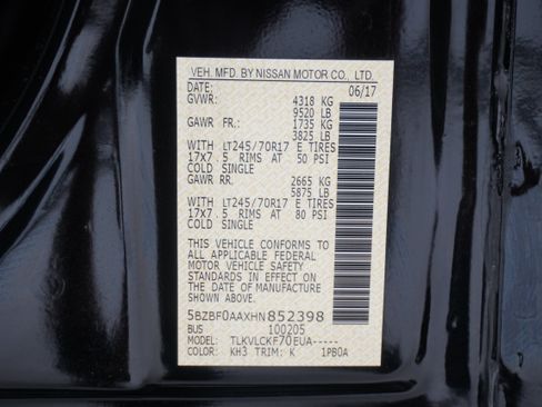 Used 2017 Nissan NV 3500 S w/ Power Package RWD image 25
