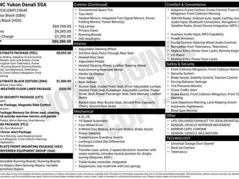 Used 2019 GMC Yukon Denali w/ Denali Ultimate Package AWD/4WD image 3