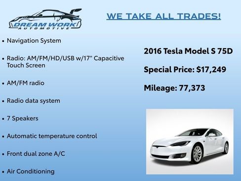 Used 2016 Tesla Model S 75D image 2