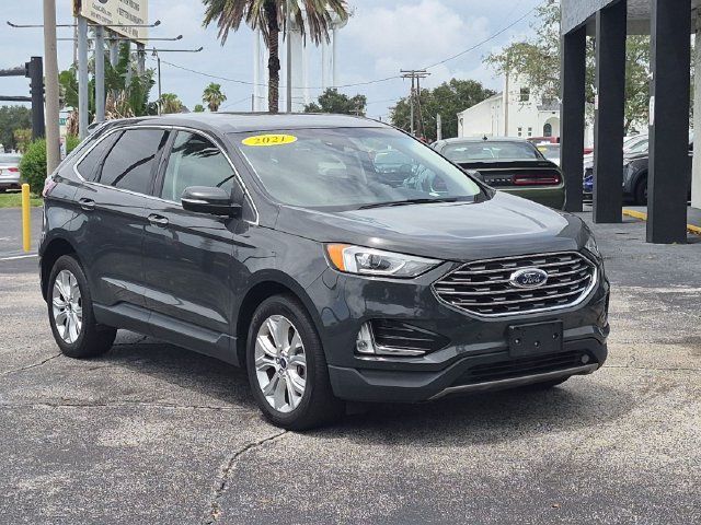 Used 2021 Ford Edge Titanium w/ Cargo Accessory Package AWD/4WD image 3