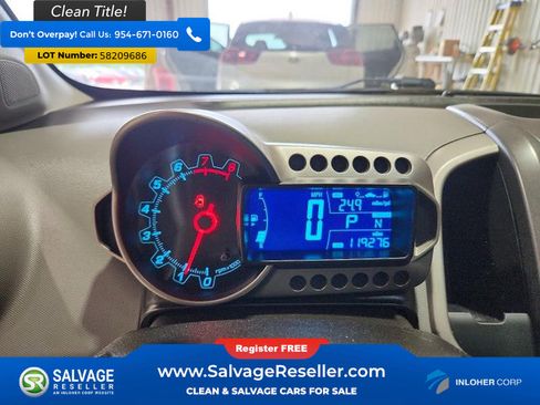 Used 2015 Chevrolet Sonic LT w/ LT Promotional Package FWD image 12