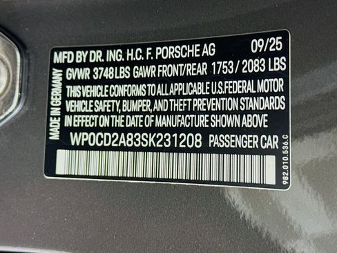 Certified 2025 Porsche 718 Boxster GTS RWD image 27