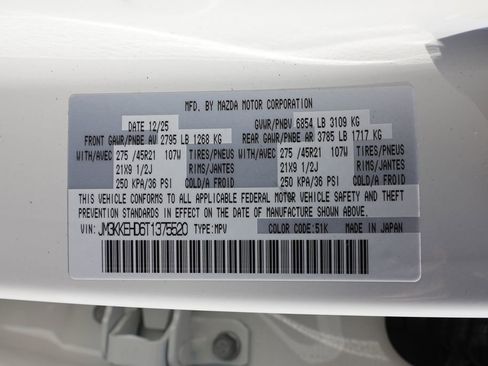 New 2026 MAZDA CX-90 3.3 Turbo w/ Premium Plus Pkg AWD/4WD image 51