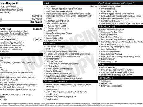 Certified 2025 Nissan Rogue SL w/ Tech Package image 48