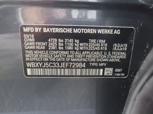 Used 2018 BMW X2 xDrive28i w/ M SportX Package AWD/4WD image 3