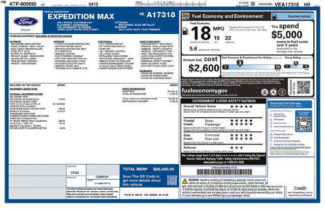 New 2027 Ford Expedition Max Platinum w/ Driver's Package AWD/4WD image 25