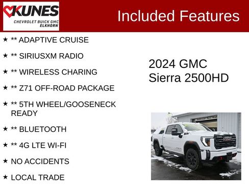 Used 2024 GMC Sierra 2500 AT4 w/ AT4 Preferred Package image 3