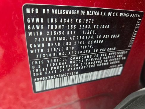 Used 2024 Volkswagen Taos SE FWD image 12