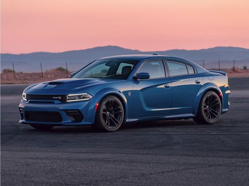 Used 2022 Dodge Charger SRT Hellcat w/ Carbon/Suede Interior Package RWD image 1