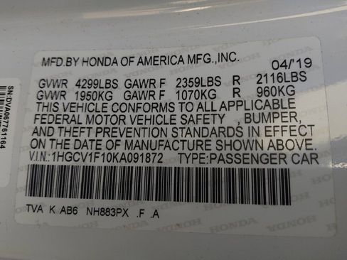 Used 2019 Honda Accord LX image 33