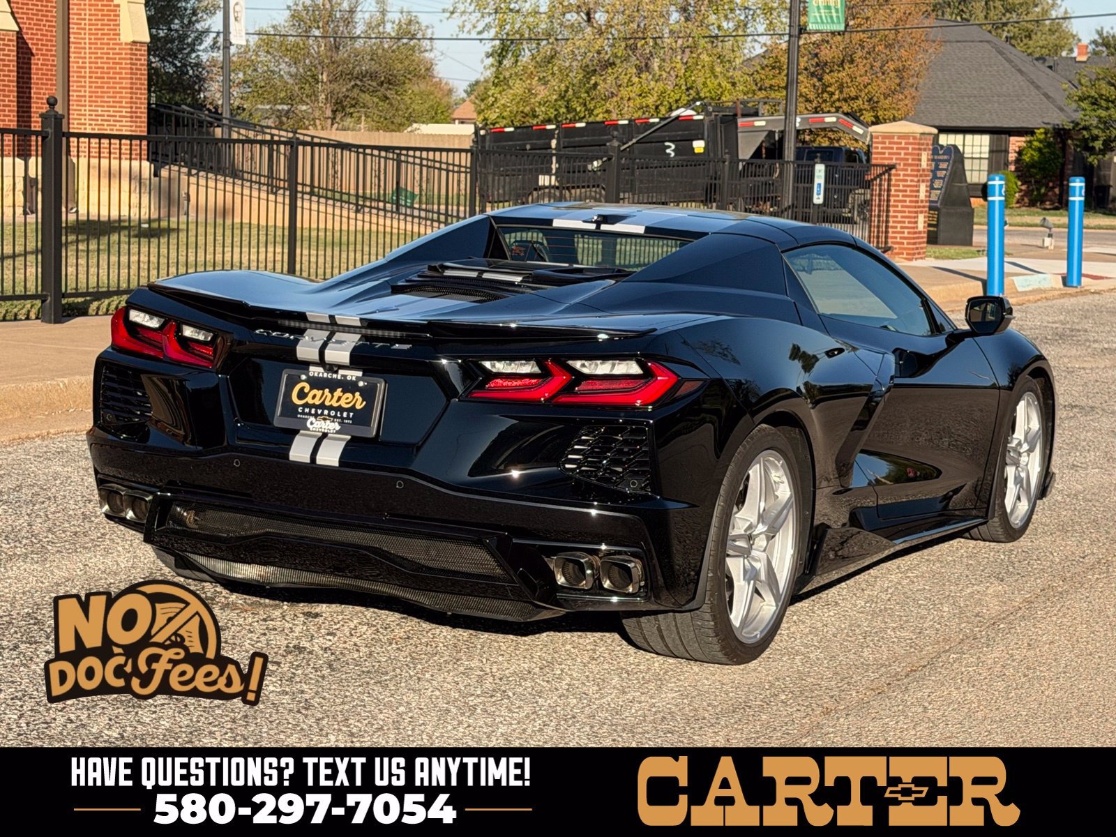 Used 2021 Chevrolet Corvette Stingray Preferred Conv w/ Chrome Exterior Badge Package RWD image 11