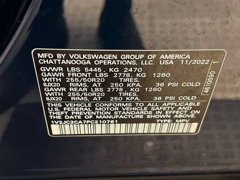 Certified 2023 Volkswagen Atlas Cross Sport SE FWD image 30