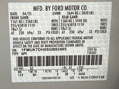 Used 2025 Ford Explorer Active image 72