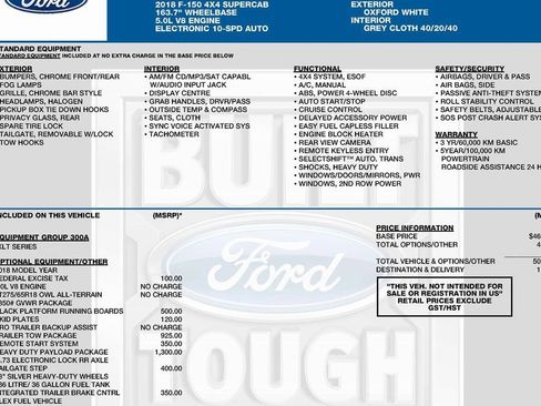 Used 2018 Ford F150 XLT w/ Heavy-Duty Payload Package image 3