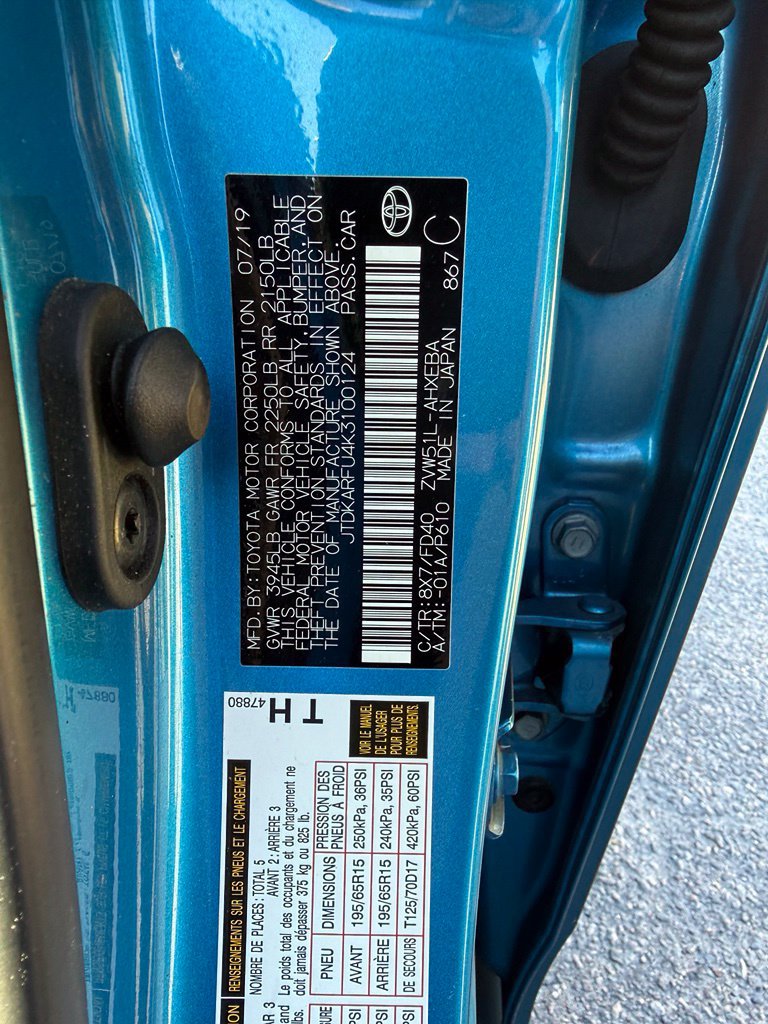 Used 2019 Toyota Prius LE FWD image 13