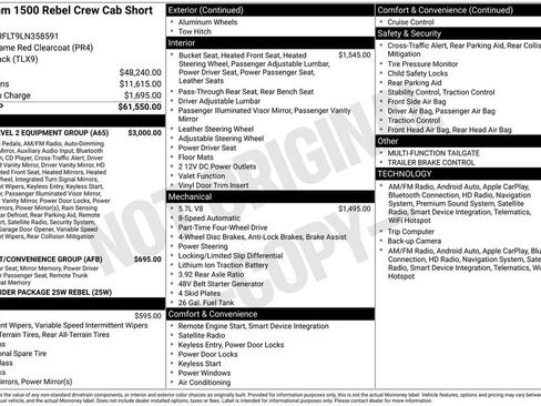 Used 2020 RAM 1500 Rebel w/ Rebel Level 2 Equipment Group image 4