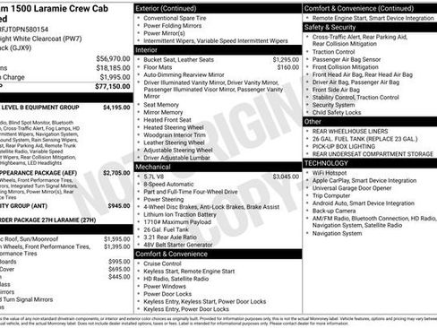 Certified 2023 RAM 1500 Laramie AWD/4WD image 36