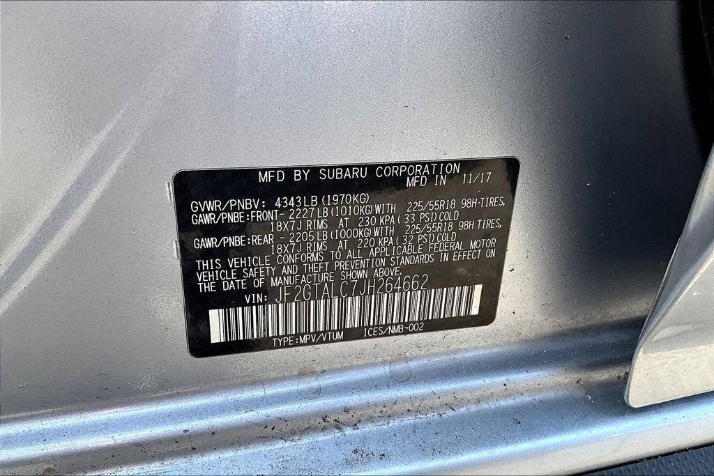 Used 2018 Subaru Crosstrek 2.0i Limited AWD/4WD image 18