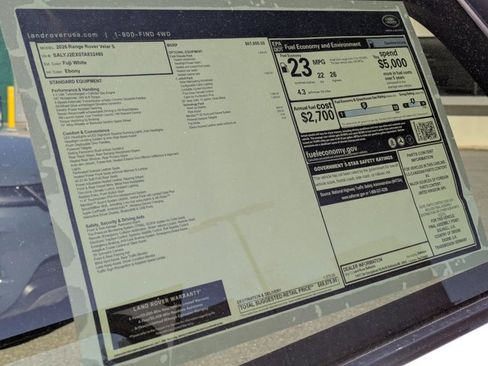New 2026 Land Rover Range Rover Velar S AWD/4WD image 20