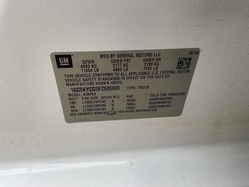 Used 2015 Chevrolet Silverado 3500 W/T w/ WT Fleet Convenience Package image 20