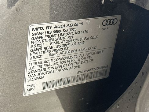 Used 2018 Audi Q7 3.0T Prestige w/ Prestige Package AWD/4WD image 12