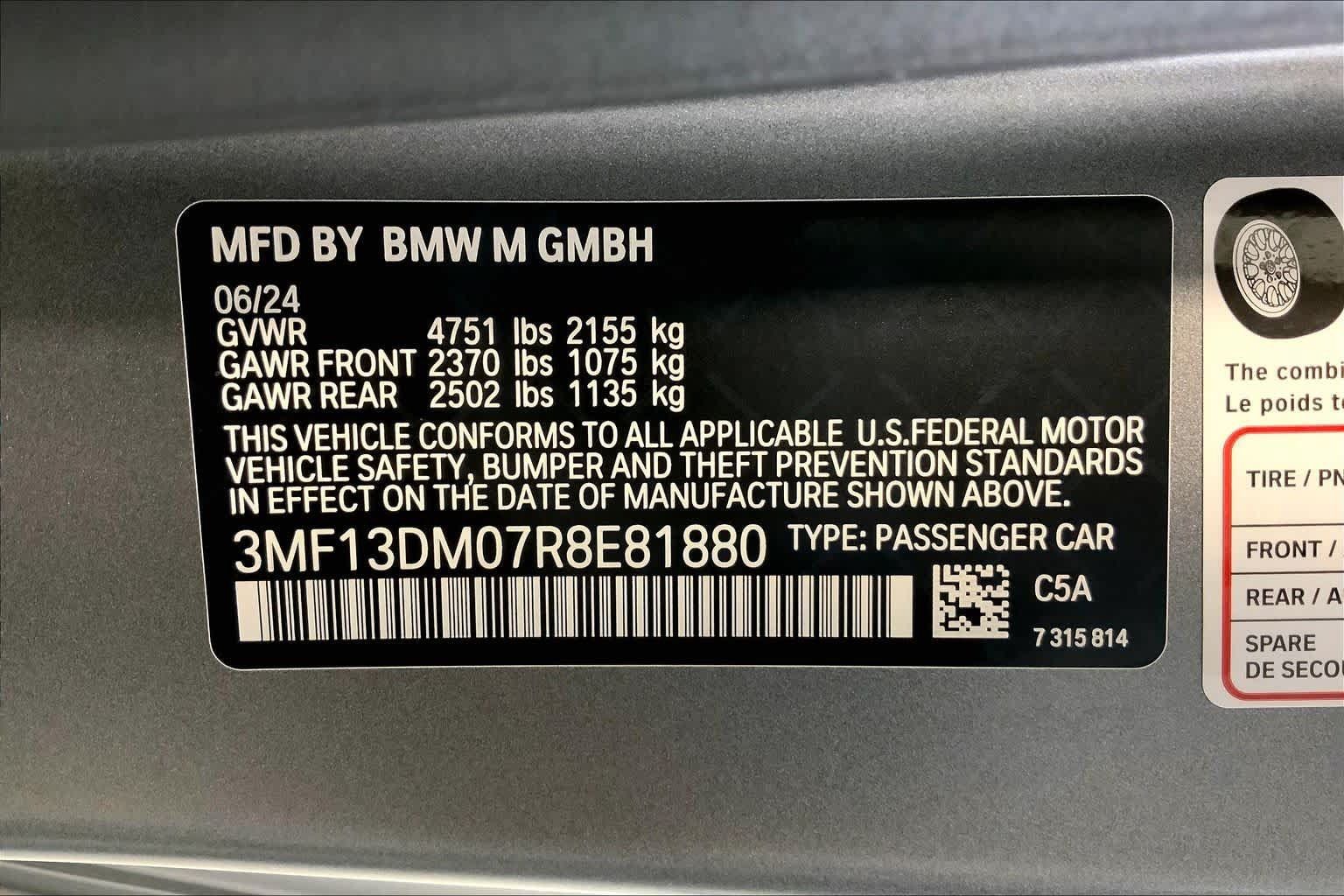 Used 2024 BMW M2 w/ Lighting Package RWD image 36