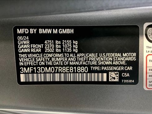 Used 2024 BMW M2 w/ Lighting Package RWD image 36