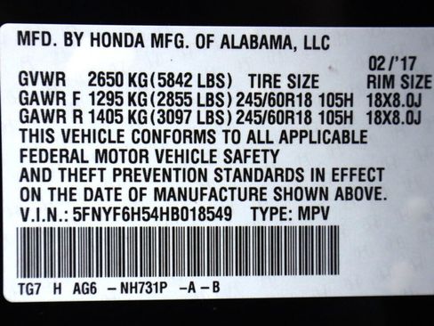 Used 2017 Honda Pilot EX-L image 47