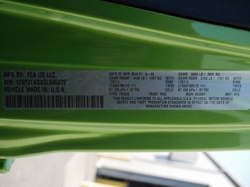 New 2025 Jeep Gladiator High Tide image 27