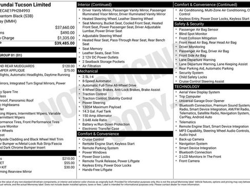 Certified 2023 Hyundai Tucson Limited AWD/4WD image 15