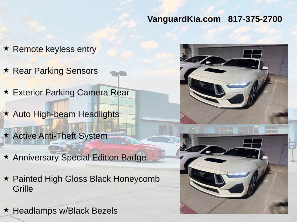 Used 2025 Ford Mustang GT Premium w/ 60th Anniversary Package RWD image 7